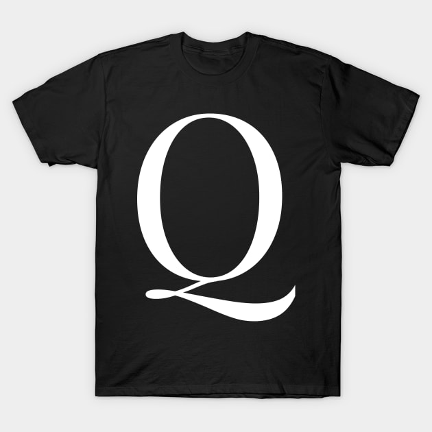 Letter Q T-Shirt by maro_00